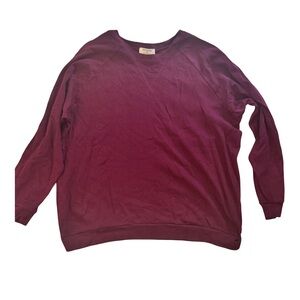 Zenana Burgundy Sweatshirt